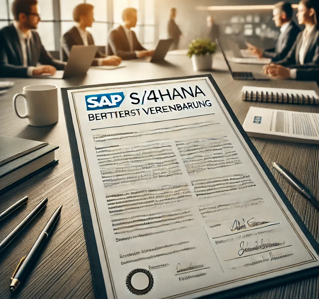 SAP S/4HANA Betriebsvereinbarung