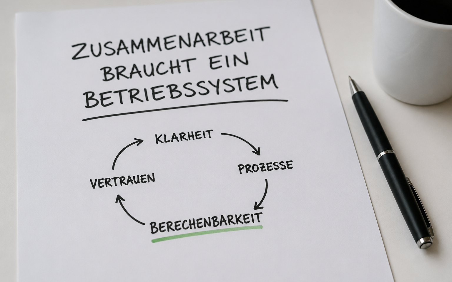Zusammenarbeit braucht ein Betriebssystem
